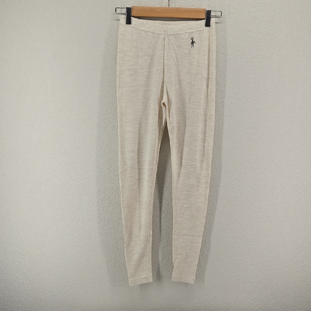 Smartwool Cream Lightweight Merino Leggings Size XS